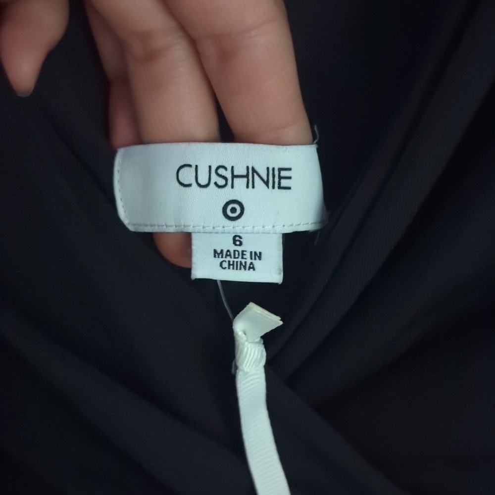 CUSHNIE for Target High Low Black Dress Size 6 - Picture 5 of 6
